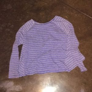 Blue and white shirt